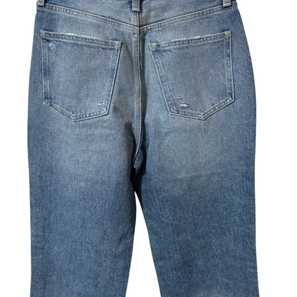 Pistola Women’s Cassie High Rise Jeans Blue Distressed Straight Size 26 NWT - Picture 6 of 11